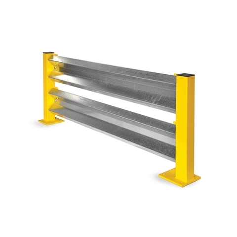 Pallet racking end barriers 750mm height